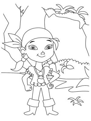 Раскраски Джейк и пираты Нетландии для малышей и детей дошкольного возраста