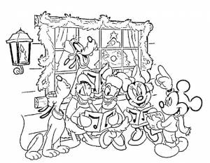 Микки Маус и его друзья поют песенку