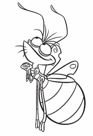 Раскраски Рэй из мультфильма Принцесса и лягушка