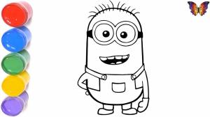 How to draw a MINION