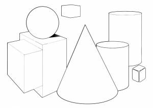 Раскраски Раскраска геометрические фигуры из бумаги квадрат контур для вырезания из бумаги квадрат шаблон геометрические фигуры, Раскраска объемные геометические фигуры геометрические фигуры