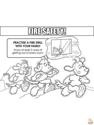 Раскраски по пожарной безопасности для печати, бесплатные для детей и взрослых