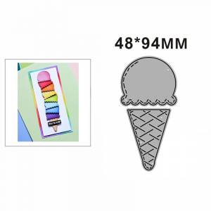 Новый Собранный металлический шаблон для высечки мороженого шаблон для высечки карточек фотоальбом для рукоделия