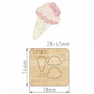 Новинка 2021 трафарет для высечки мороженого шаблон для самостоятельного тиснения бумаги фотоальбома подарочных открыток резак для дерева