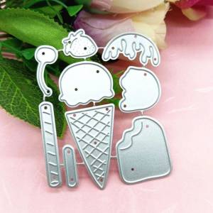 Металлические режущие штампы Мороженое Фотографии Карты Высечки Трафареты Шаблон Плесень