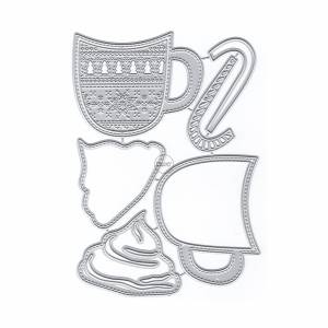 Стаканчики для мороженого, металлические пресс-формы для изготовления карт, наборы для тиснения бумаги, наборы для высечки, альбомные поделки, новые шаблоны, трафареты 2023