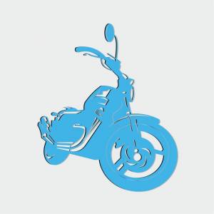 Трафарет Мотороллер