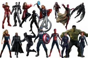 Шаблон Marvel Avengers