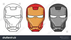 Vector Set Iron Man Cartoon Comics