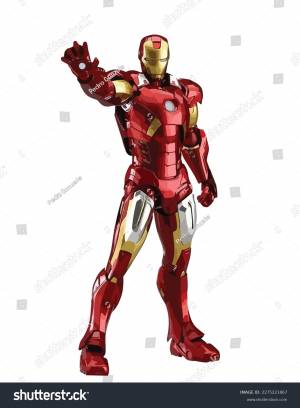 Ironman Art Design Vector Icon Template