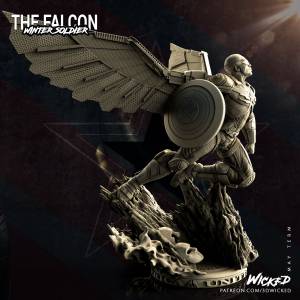Файл 3D Wicked Marvel Falcon
