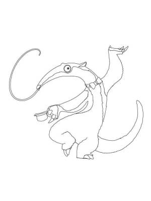 Раскраски Муравьед