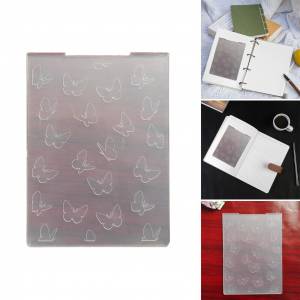 Папки с тиснением, прозрачный пластиковый шаблон, узор в виде насекомых и бабочек для DIY, бумажных карточек, ремесленных украшений, скрапбукинга
