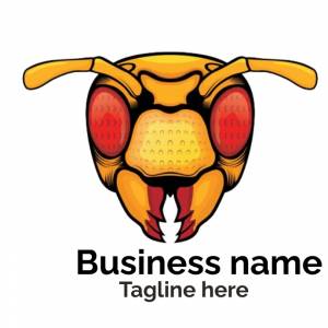 Шаблон с логотипом поискового муравья