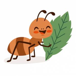 Мультфильм рисунок муравья