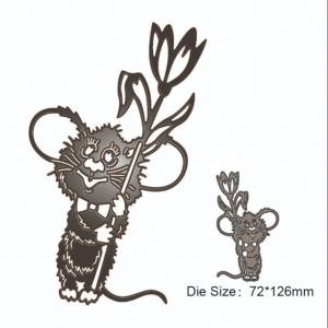 Новинка 2023, стебель кукурузной мыши, украшение для резки металла, «сделай сам», скрапбукинг, бумажный нож, форма, лезвие, перфоратор, трафареты, штампы