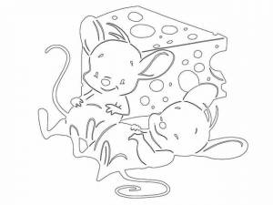 Трафареты крысы