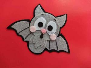 Мастер класс «Летучая мышка из фетра» к Хэллоуину с пошаговыми фото