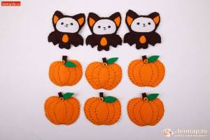 Как сделать поделку из фетра Гирлянда Детская своими руками