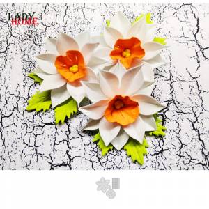 Металлические Вырубные штампы в виде Нарцисса, искусственное тиснение, фотографический трафарет, инструмент «сделай сам», новинка 2020