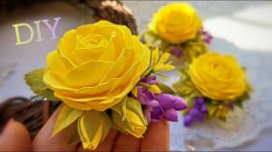 Весенний хит!!!!Нарциссы из фоамирана