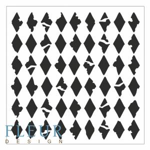 Трафарет Ромбы