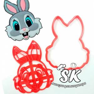 Вырубка для теста Зайка