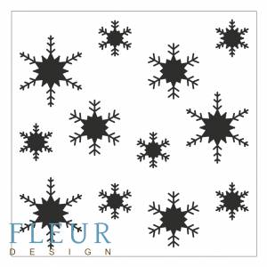 Трафарет Снежинки