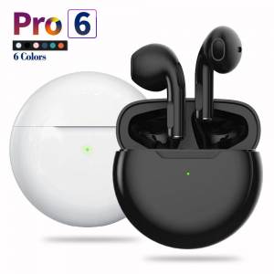 TWS Беспроводные наушники Bluetooth Наушники Бас-гарнитура Air Pro 6 Спортивный наушник с микрофоном