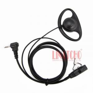 Наушники D-образной формы 2,5 мм для T5428 T5628 T5728 T5720 T6200c TYT TH-UV3R TH2R Walkie Talkie