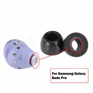 3 пары наушников-вкладышей из пены с эффектом памяти для Samsung Galaxy Buds Pro, беспроводные наушники-вкладыши с шумоподавлением, Нескользящие наушники с медленным восстановлением формы
