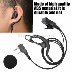 YiNiTONE Walkie Talkie наушники можно настроить громкость G-образной формы PTTHeadsetfor Baofeng Kenwood TYTRadio