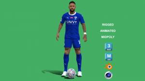 Файл 3D 3D ригидная анимация Неймара Al-Hilal 2024 ・Шаблон для 3D-печати для загрузки・Cults