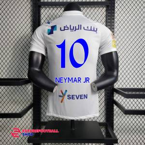 Футболка Аль-Хиляль 2023-2024 NEYMAR JR 10 белая Игровая версия