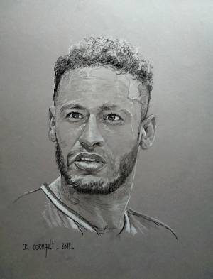 Neymar Jr, Рисунок