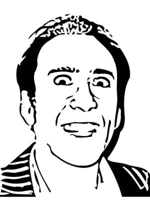 Трафареты Николаса Кейджа