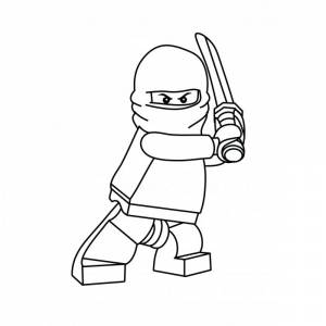 Трафарет 'Ниндзя Лего'