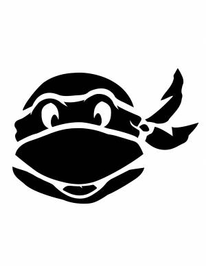 Черепашки ниндзя трафарет