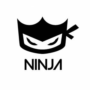 Шаблон ниндзя логотип