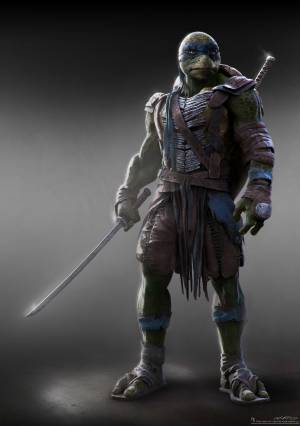 Арты черепашки ниндзя из фильма леонардо