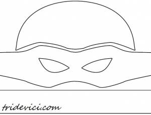 Маска Черепашки Ниндзя