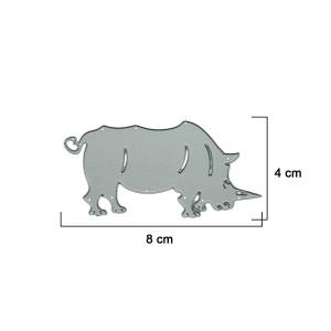 Риносороги Рино шаблон металлические Вырубные штампы вырезанные Скрапбукинг сделай сам клип крафт бумажные карты декор искусственные трафареты