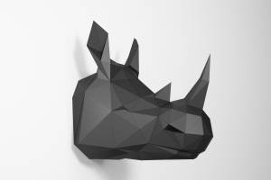 Шаблон головы носорога в формате pdf