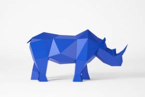 Схемы Rhino Free Papercraft, Бесплатный низкополигональный шаблон PDF