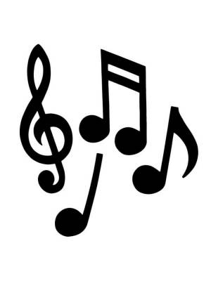 Трафареты Ноты