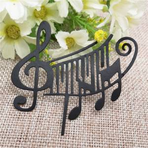 Музыкальные ноты, металлические трафареты для резки, трафареты для «сделай сам», скрапбукинг, декоративное тиснение, ручная работа, шаблон для резки