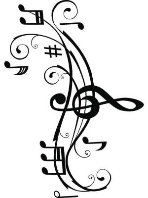 Трафареты Ноты