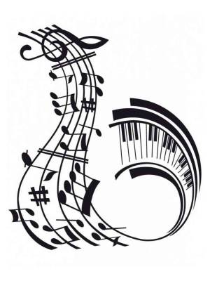 Трафареты Ноты