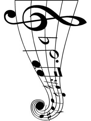 Трафареты Ноты