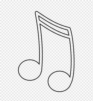 Нотки раскраска для детей